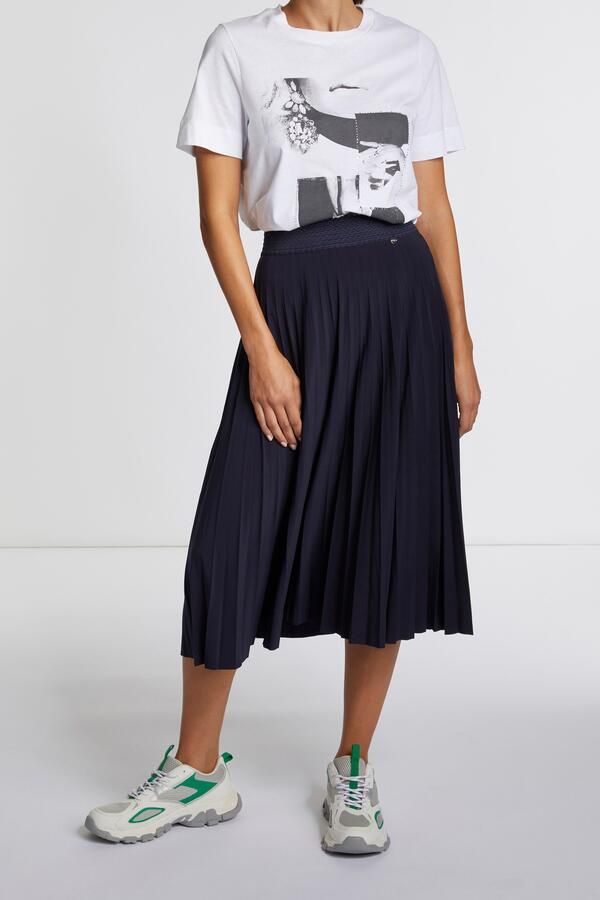 Rich & Royal Plissérok met elastische taille - Foto 4