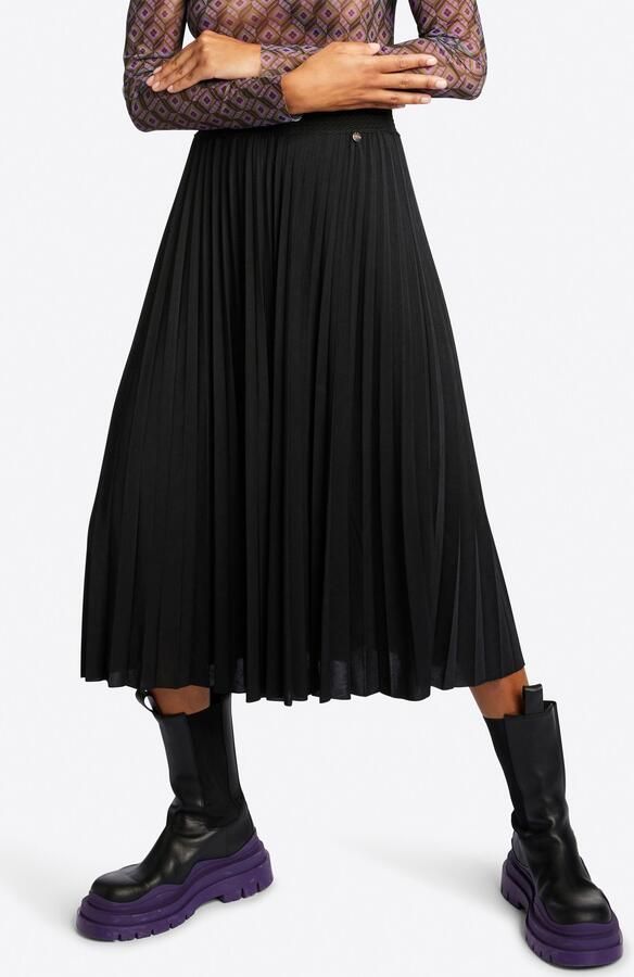 Rich & Royal Plissérok met elastische taille - Foto 5