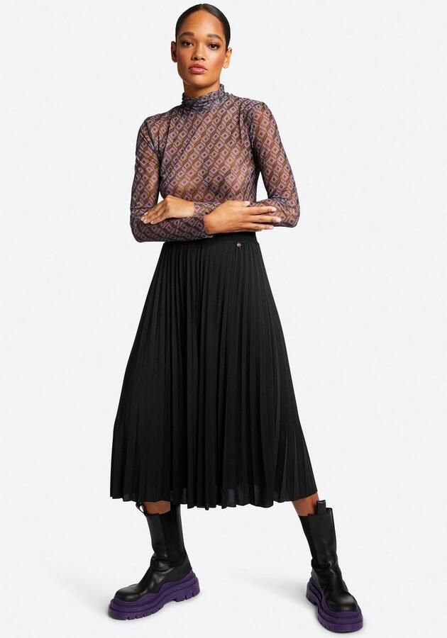 Rich & Royal Plissérok met elastische taille - Foto 2