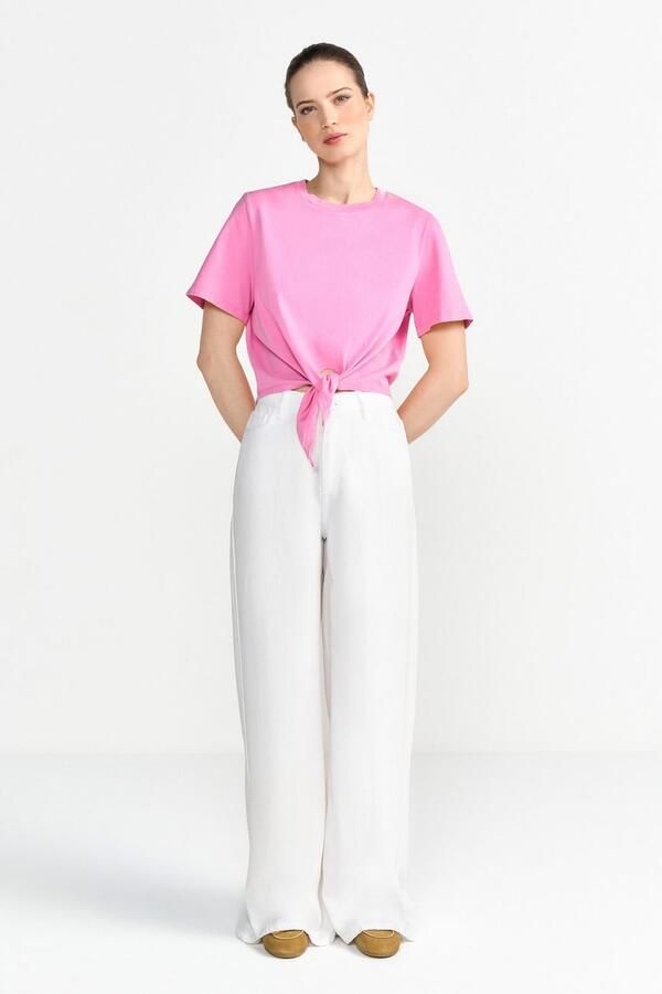 Rich & Royal Shirt met korte mouwen Met een ronde hals - Foto 3