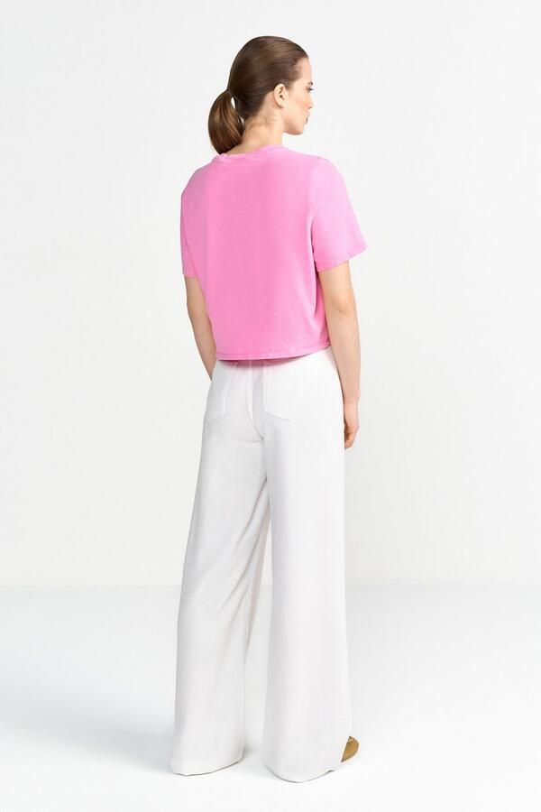 Rich & Royal Shirt met korte mouwen Met een ronde hals - Foto 4