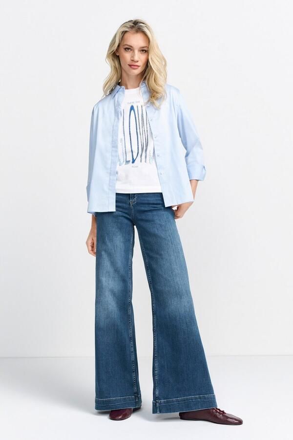 Rich & Royal Shirt met korte mouwen Print "There she GLOWS again" - Foto 2