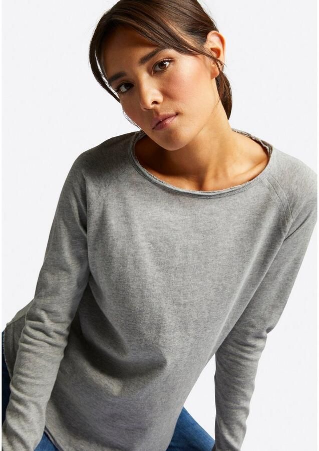 Rich & Royal Shirt met lange mouwen 2409 O HJ LS met open halslijn en zoom - Foto 2