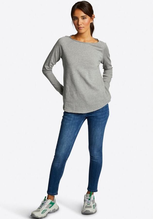 Rich & Royal Shirt met lange mouwen 2409 O HJ LS met open halslijn en zoom - Foto 3