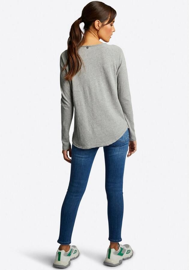 Rich & Royal Shirt met lange mouwen 2409 O HJ LS met open halslijn en zoom - Foto 4