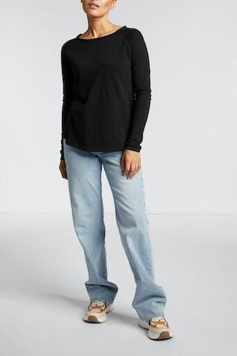 Rich & Royal Shirt met lange mouwen 2409 O HJ LS met open halslijn en zoom - Foto 2