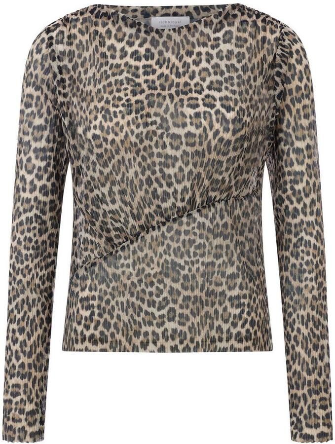Rich & Royal Shirt met lange mouwen Met boothals