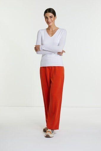 Rich & Royal Shirt met lange mouwen met een vrouwelijke v-hals - Foto 4