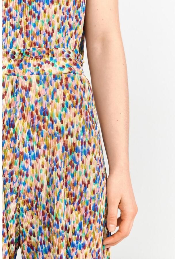 Rich & Royal Broek in all-over look met plissévouwen