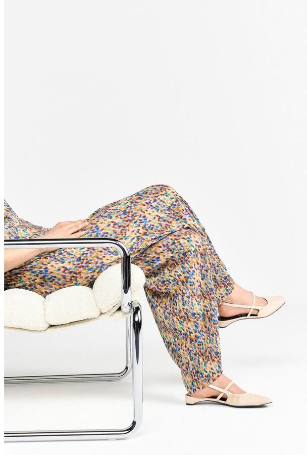 Rich & Royal Broek in all-over look met plissévouwen - Foto 2