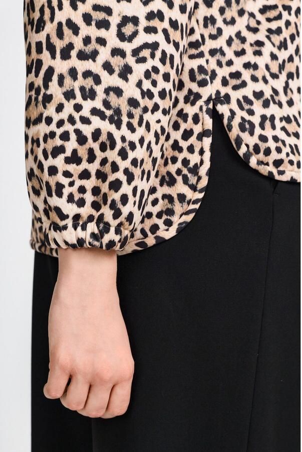 Rich & Royal Gedrukte Scuba Sweater Brown Dames - Foto 2