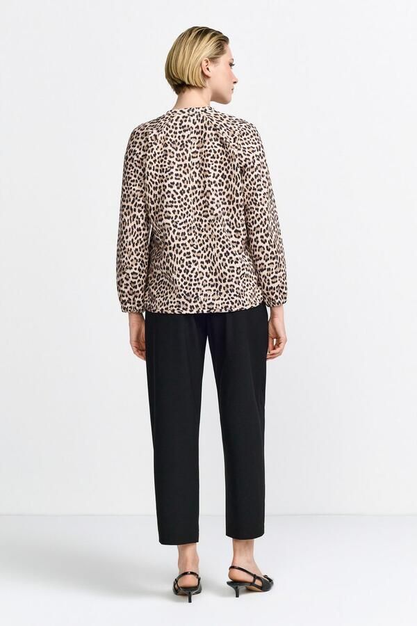 Rich & Royal Gedrukte Scuba Sweater Brown Dames - Foto 4