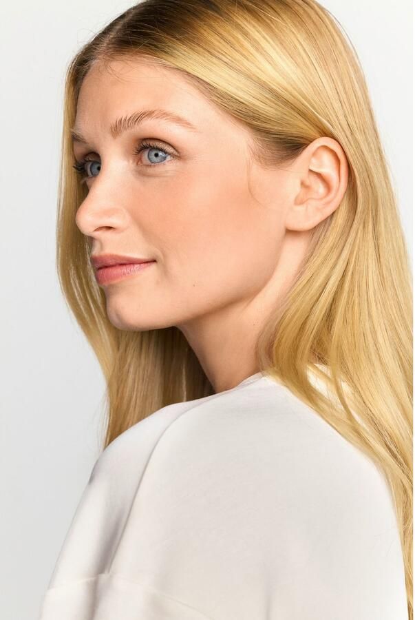 Rich & Royal Sweatshirt 2409 T Peach Crew oversneden schouders zachte greep ronde hals - Foto 3