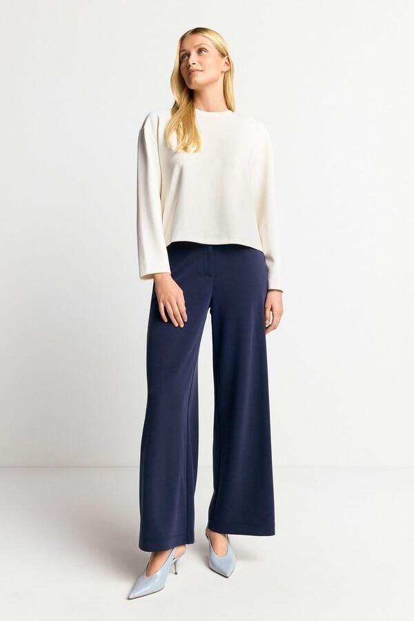 Rich & Royal Sweatshirt 2409 T Peach Crew oversneden schouders zachte greep ronde hals - Foto 4