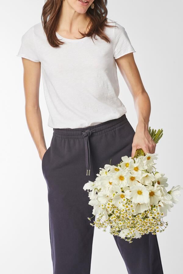 Rich & Royal T-shirt Basic met fijne structuur - Foto 4