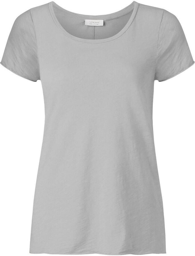 Rich & Royal T-shirt in een vrouwelijke basic pasvorm