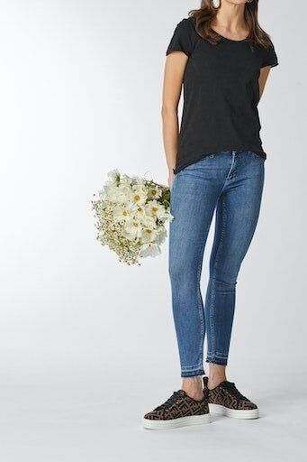 Rich & Royal T-shirt in een vrouwelijke basic pasvorm - Foto 6