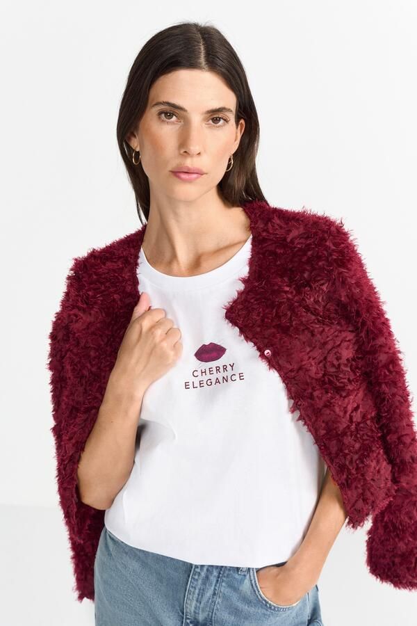 Rich & Royal Relaxed fit T-shirt met ronde hals