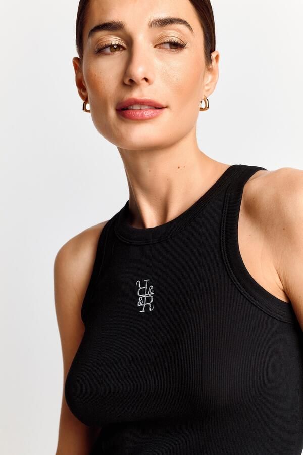 Rich & Royal Sleeveless Tops Black Dames - Foto 4