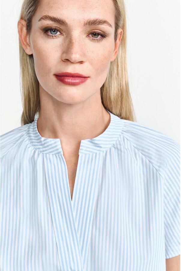 Rich & Royal Regular fit blouse met tuniekkraag - Foto 2