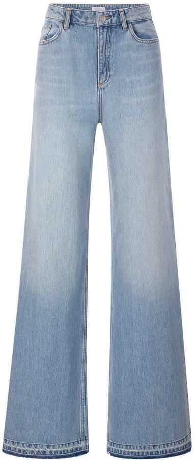 Rich & Royal Wijde jeans Hoge taille lichte used-look - Foto 3