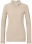 Rich & Royal Shirt met lange mouwen 2409 O Slub F LS met ruches aan de halslijn en manchetten - Thumbnail 2