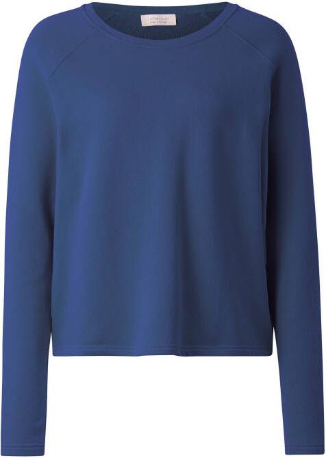Rich & Royal Biologische Sweatshirt Milieuvriendelijk en Stijlvol Blauw Dames