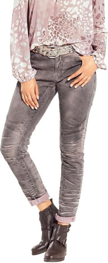 RICK CARDONA by Heine Boyfriendbroek met biker details - Foto 5