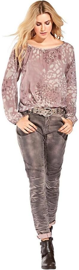 RICK CARDONA by Heine Boyfriendbroek met biker details - Foto 4