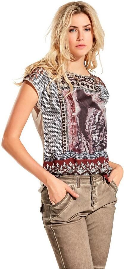 RICK CARDONA by Heine Shirt met ronde hals Gedessineerd shirt (1-delig) - Foto 3