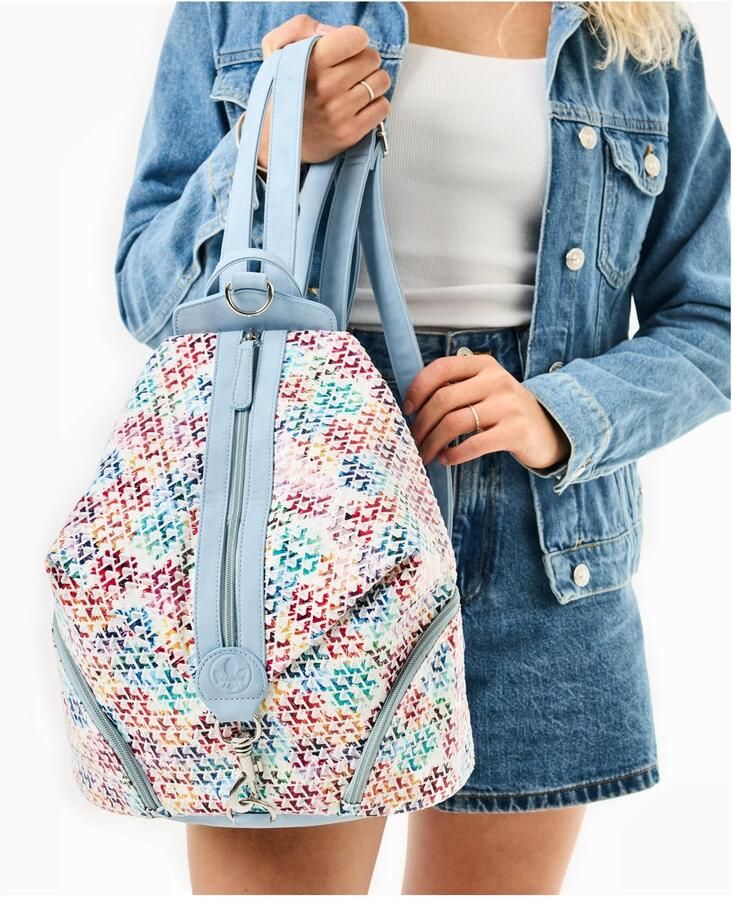 Rieker Rugzak damesrugzak vrijetijdsrugzak in kleurrijke uitstraling - Foto 4