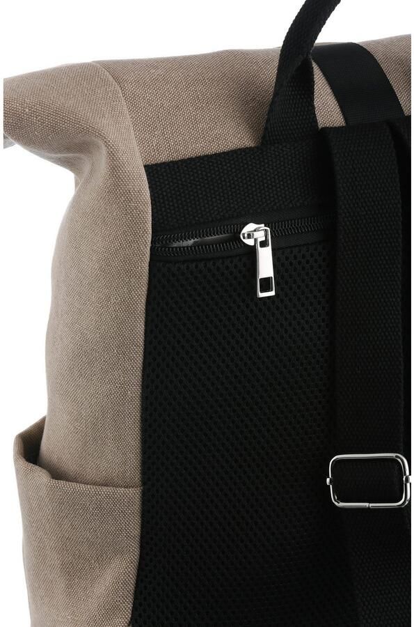 Rieker Rugzak Linnen Freizeit rugzak met veel opbergruimte