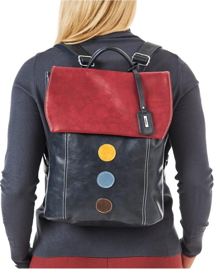 Rieker Rugzak Vrijetijdsrugzak shoppingrugzak met kleurrijke accenten - Foto 4