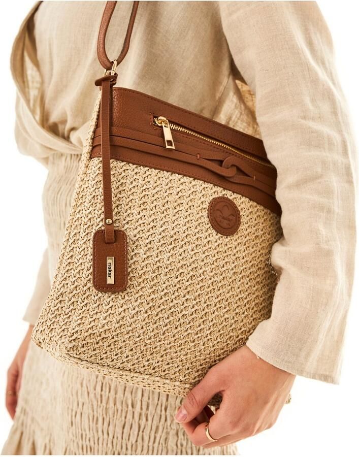 Rieker Schoudertas dames tas met afneembare logo-hanger - Foto 2