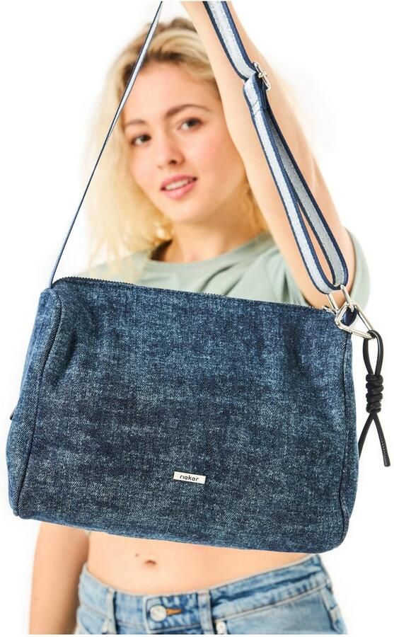 Rieker Schoudertas dameshandtas met afneembare logo-hanger - Foto 5