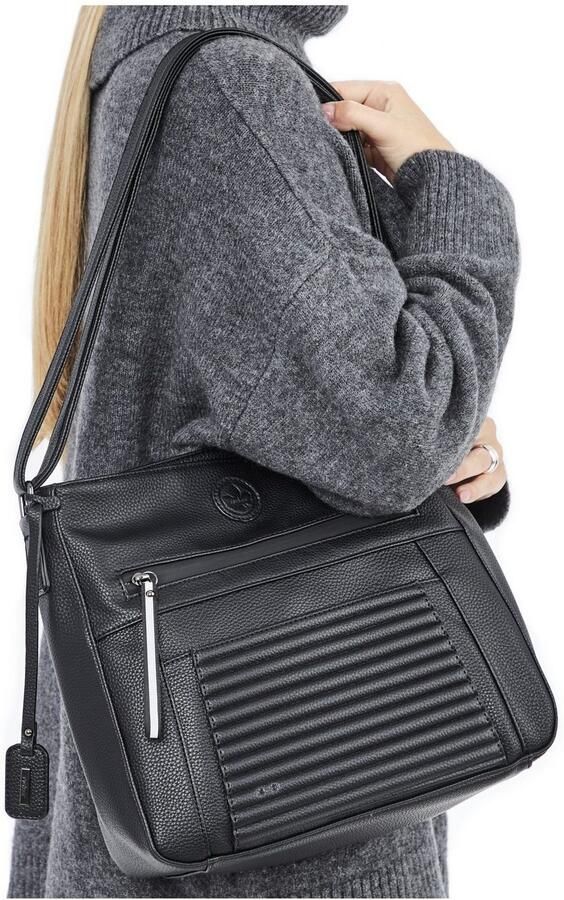 Rieker Schoudertas dameshandtas met praktische vakken - Foto 3