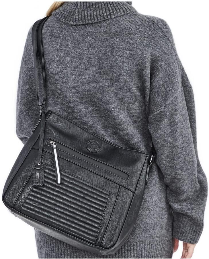 Rieker Schoudertas dameshandtas met praktische vakken - Foto 2