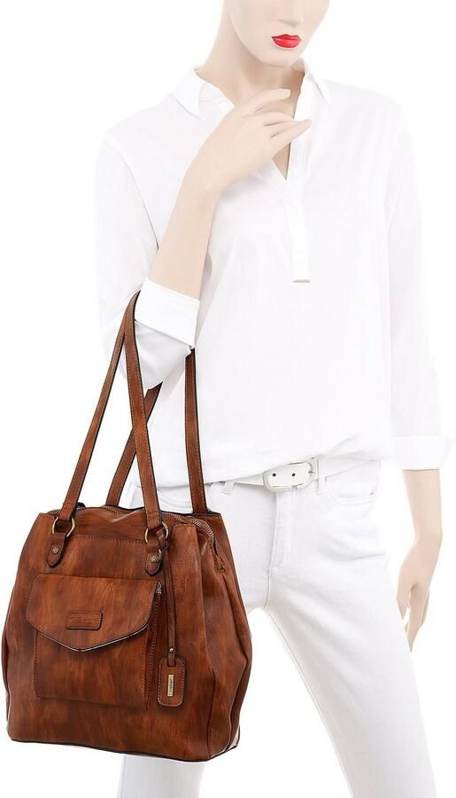 Rieker Tas Dames tas schoudertas ook als rugzak te dragen - Foto 4