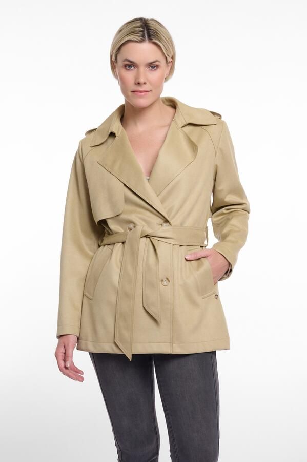 Rino & Pelle Trenchcoat CAATJE met een bindceintuur - Foto 4