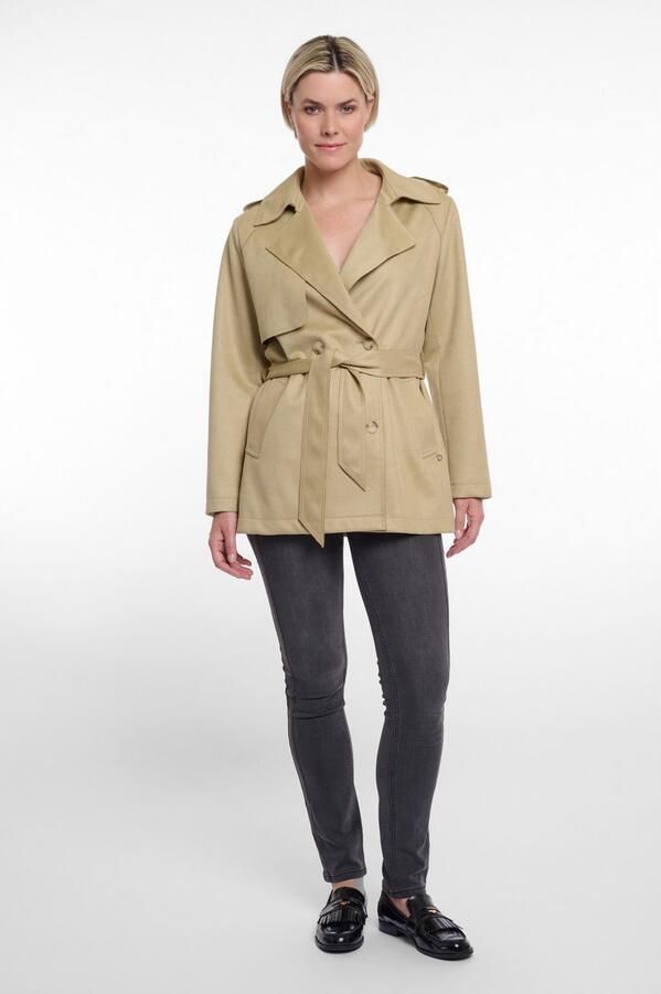 Rino & Pelle Trenchcoat CAATJE met een bindceintuur - Foto 3