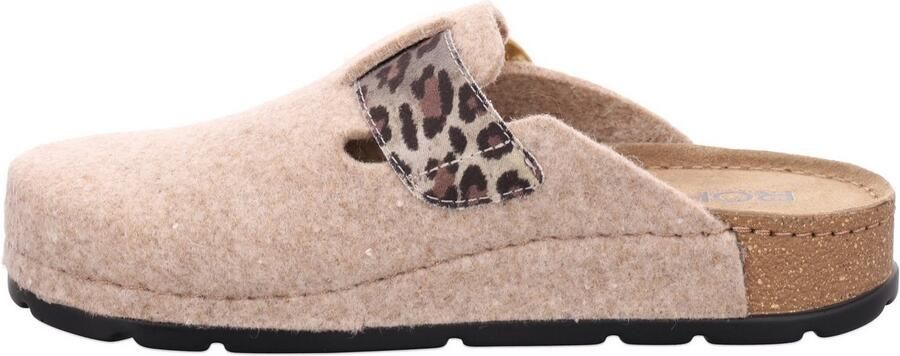 Rohde Pantoffels Soave Pantoffel slof clog huis-slipper met plateauzool - Foto 2