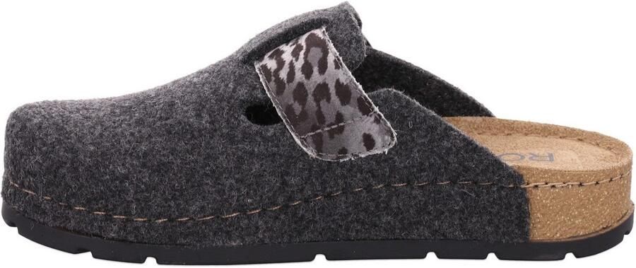 Rohde Pantoffels Soave Pantoffel slof clog huis-slipper met plateauzool - Foto 2