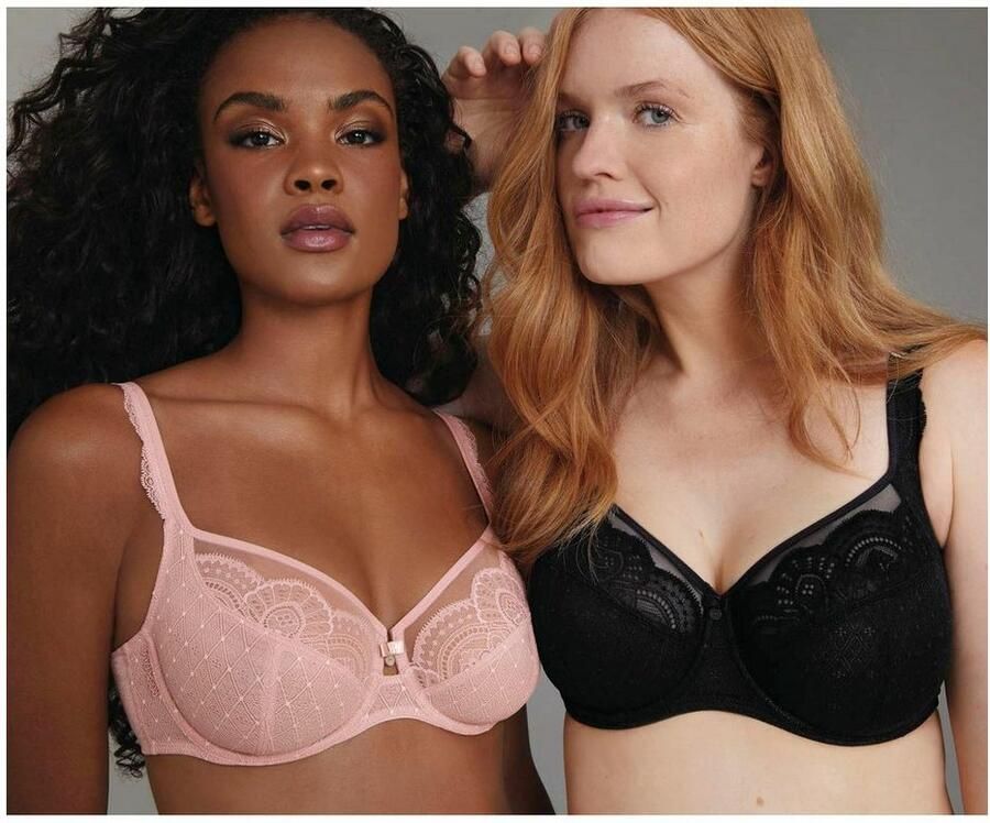 Rosa Faia Beugel-bh Selma driedelige cup verstelbare bandjes met beugel met kant vrouwelijk (1-delig)