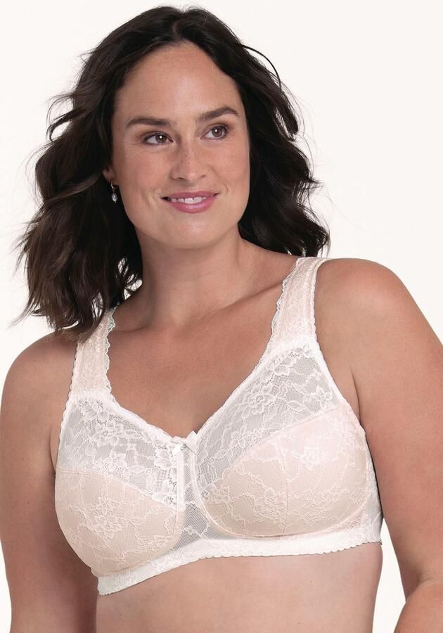 Rosa Faia Beugelloze-bh Bobette zonder beugel met kant 3-delige cups comfortbandjes vrouwelijk - Foto 7