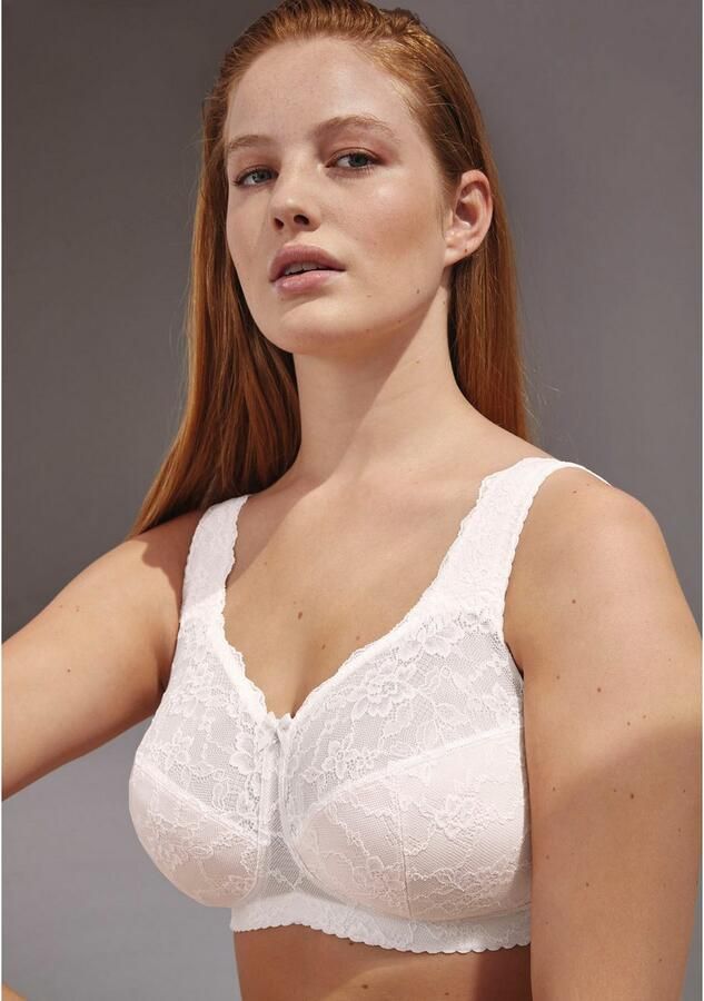 Rosa Faia Beugelloze-bh Bobette zonder beugel met kant 3-delige cups comfortbandjes vrouwelijk - Foto 4