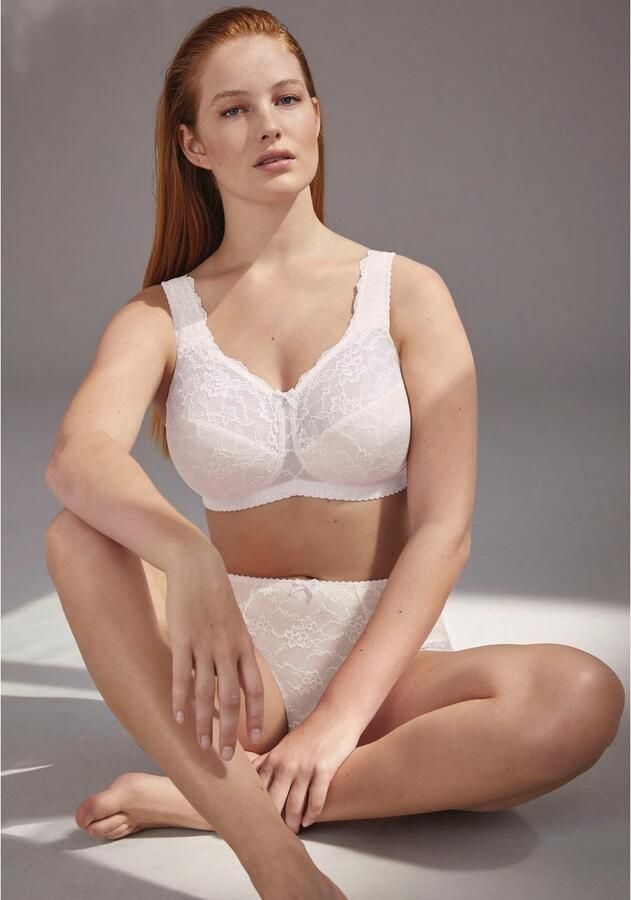 Rosa Faia Beugelloze-bh Bobette zonder beugel met kant 3-delige cups comfortbandjes vrouwelijk - Foto 6