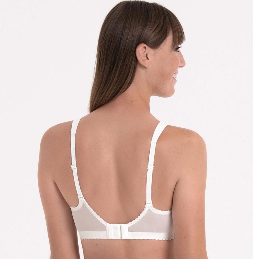 Rosa Faia Soft-bh Sita verstelbare bandjes transparant inzetstuk met kant vrouwelijk