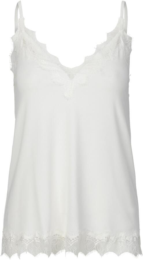 Rosemunde Hemd Billie Strap Top Vintage-kantenrand aan de halslijn en zoom vrouwelijk polyestermix - Foto 5