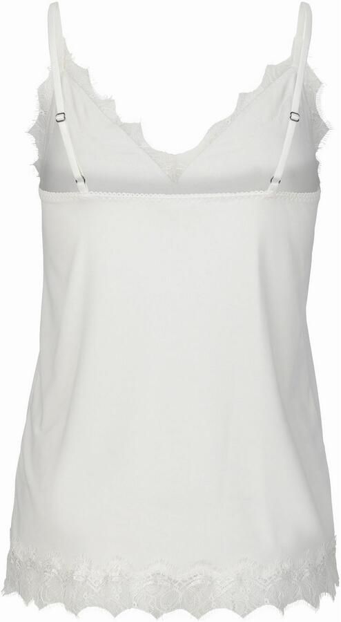 Rosemunde Hemd Billie Strap Top Vintage-kantenrand aan de halslijn en zoom vrouwelijk polyestermix - Foto 4