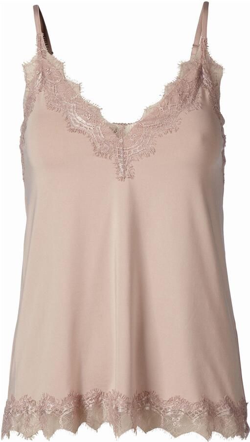 Rosemunde Hemd Billie Strap Top Vintage-kantenrand aan de halslijn en zoom vrouwelijk polyestermix - Foto 4